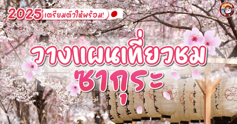 เที่ยวชมซากุระญี่ปุ่น ปี 2025